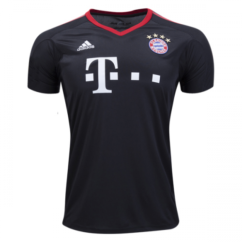 Bayern Munich Goalkeeper 2017/18 Black Soccer Jersey Shirt